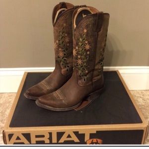 Ariat Floral Boots